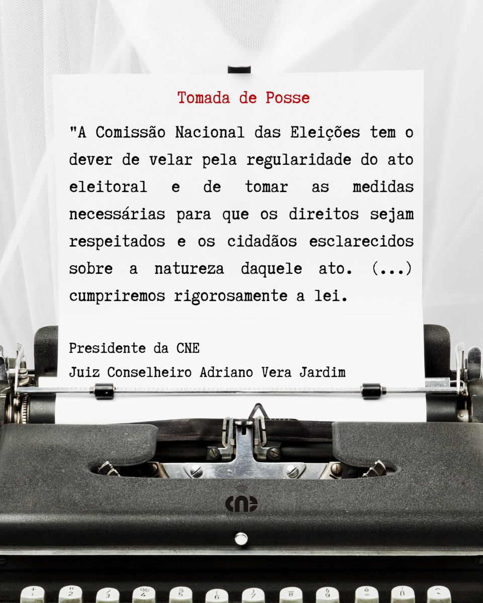 Comissão Nacional de Eleições - Portugal tweet media
