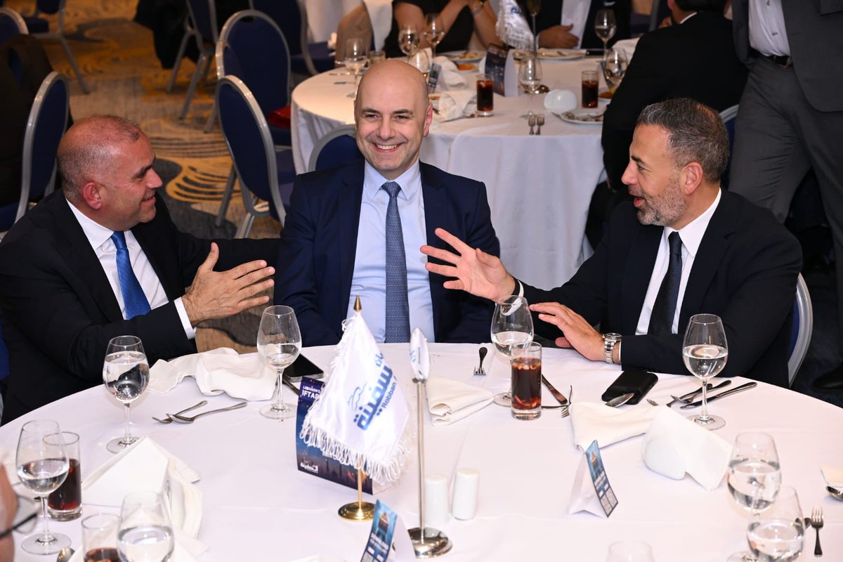 EstephanAssal's tweet photo. Attending the fifth edition of the Lebanese Maritime Iftar by Robban Assafina, held at Voco #Beirut, with a remarkable presence of leaders and figures from the #Maritime industry and #Ports sector from #Lebanon, #Syria, and the region. https://t.co/IWiQnCbMJv