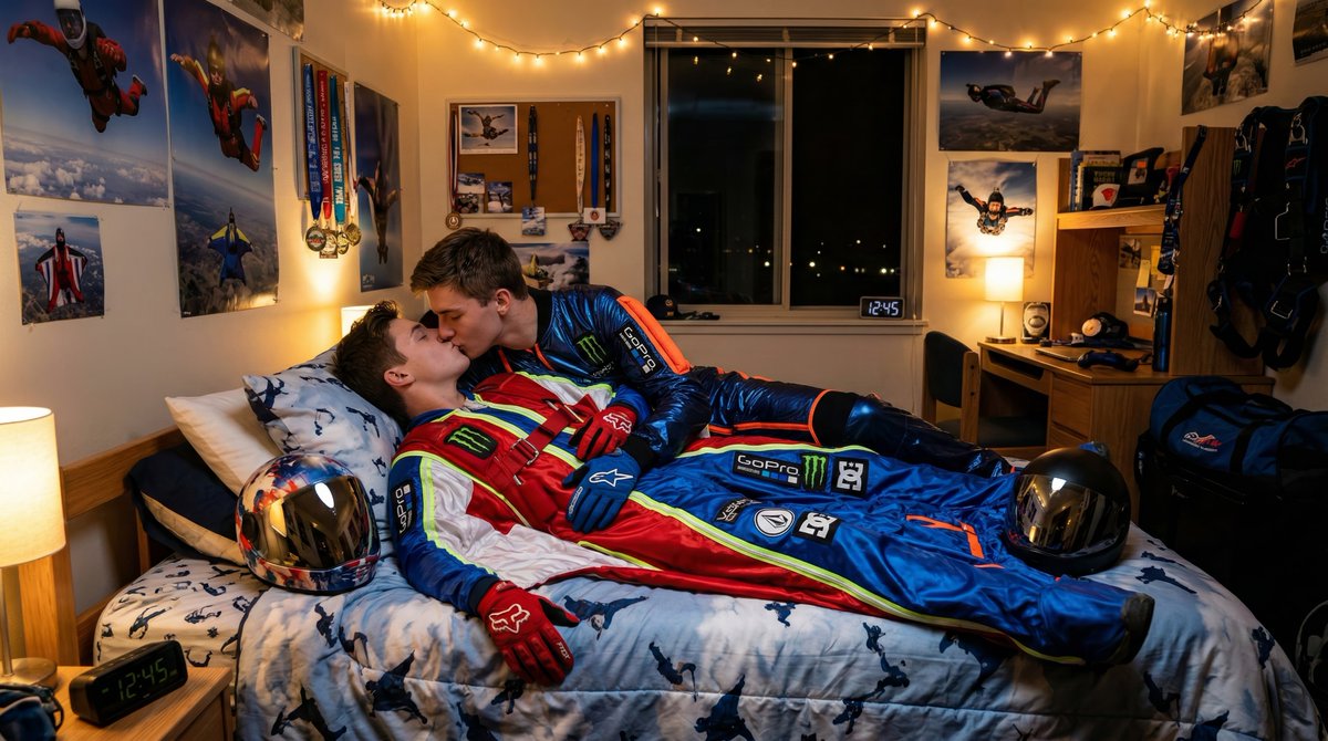 mtbshonen's tweet photo. Skydiver and Wingsuit Pilot Boyfriends in Dorm
#BL #yaoi #gay #gearfetish #flightgear #wingsuit #skydive https://t.co/6AFY0aPD1Y