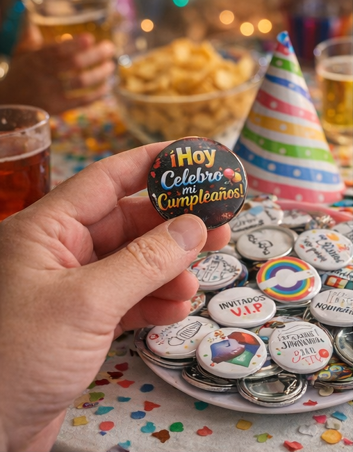 uvimark.com/producto/pack-…

📷📷 ¡Haz que tu cumple sea inolvidable con nuestros PACKS DE CHAPAS PERSONALIZADAS! 📷📷

Perfectas para:
📷 Souvenirs
📷 Mesas dulces
📷 Fotos divertidas
📷 Identificar invitados y echar unas risas...
📷 Envíos a todo el país
📷 Escribinos por DM