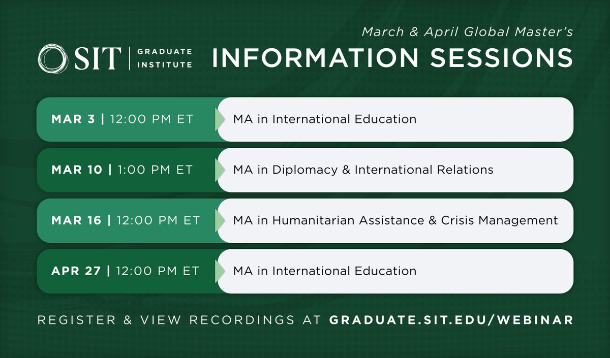 SITGraduateInstitute tweet media