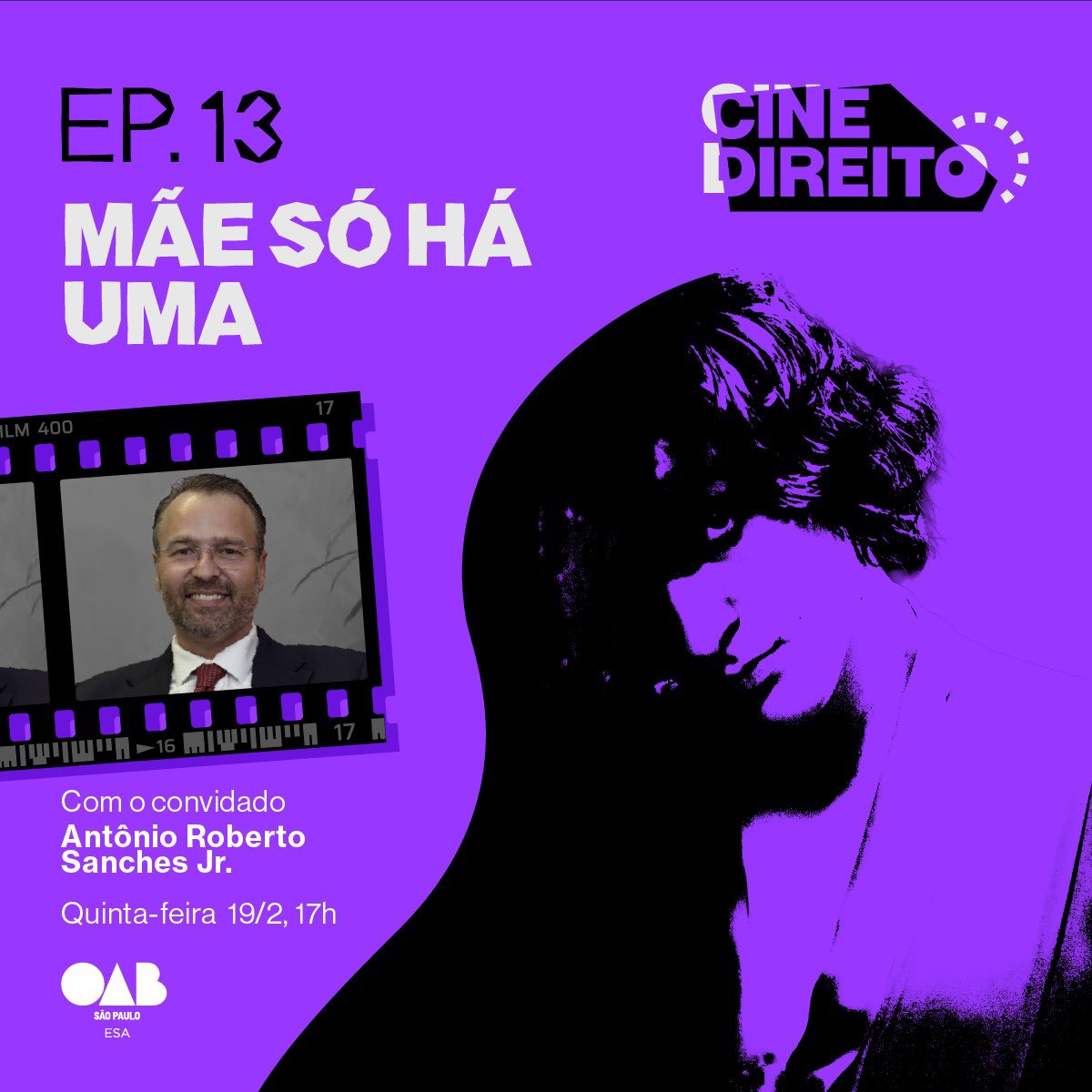 No novo episódio do Cine Direito, José Rodrigues recebe o advogado Antônio Roberto Chances para analisar Mãe Só Há Uma, de Anna Muylaert. 🍿⚖️

💭 Troca de bebês, identidade, multiparentalidade e o melhor interesse da criança em debate. 

🎬 Assista: youtube.com/watch?v=E2mO4T…