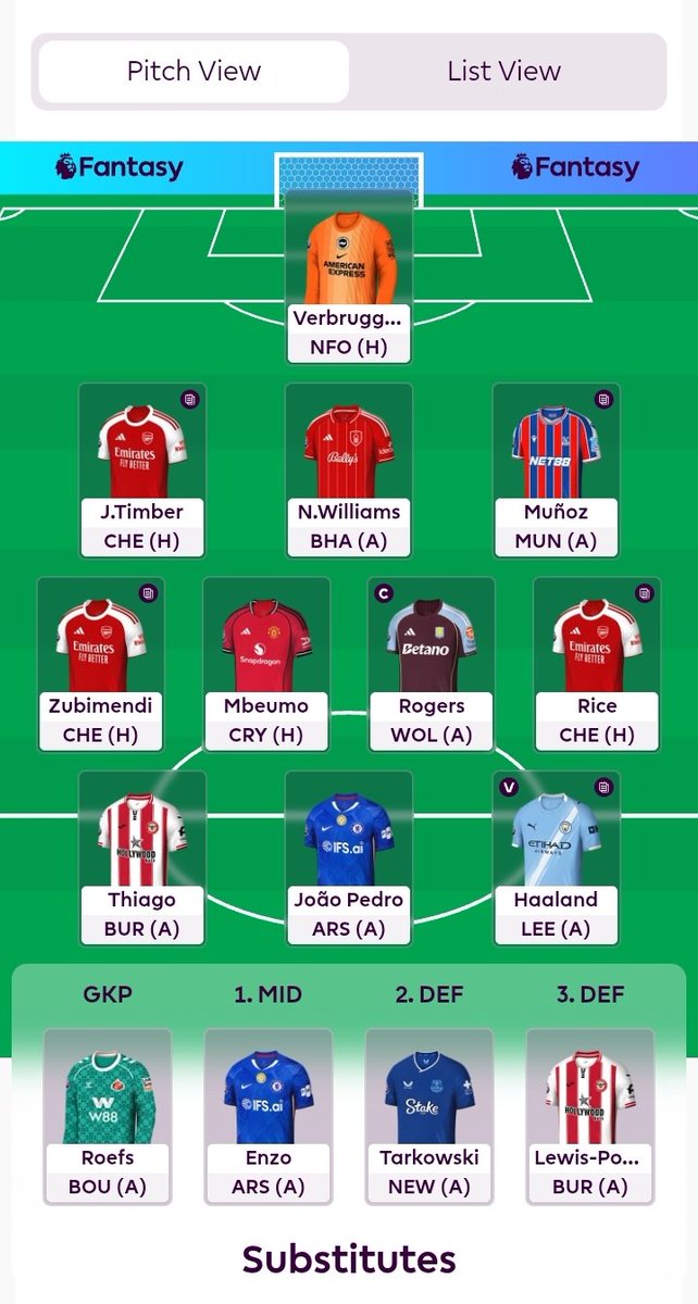 MarcoRebelo's tweet photo. I changed the captain... I hope Rogers doesn't break my heart 🫣 Good luck to everyone! https://t.co/cUcxRc2X3u