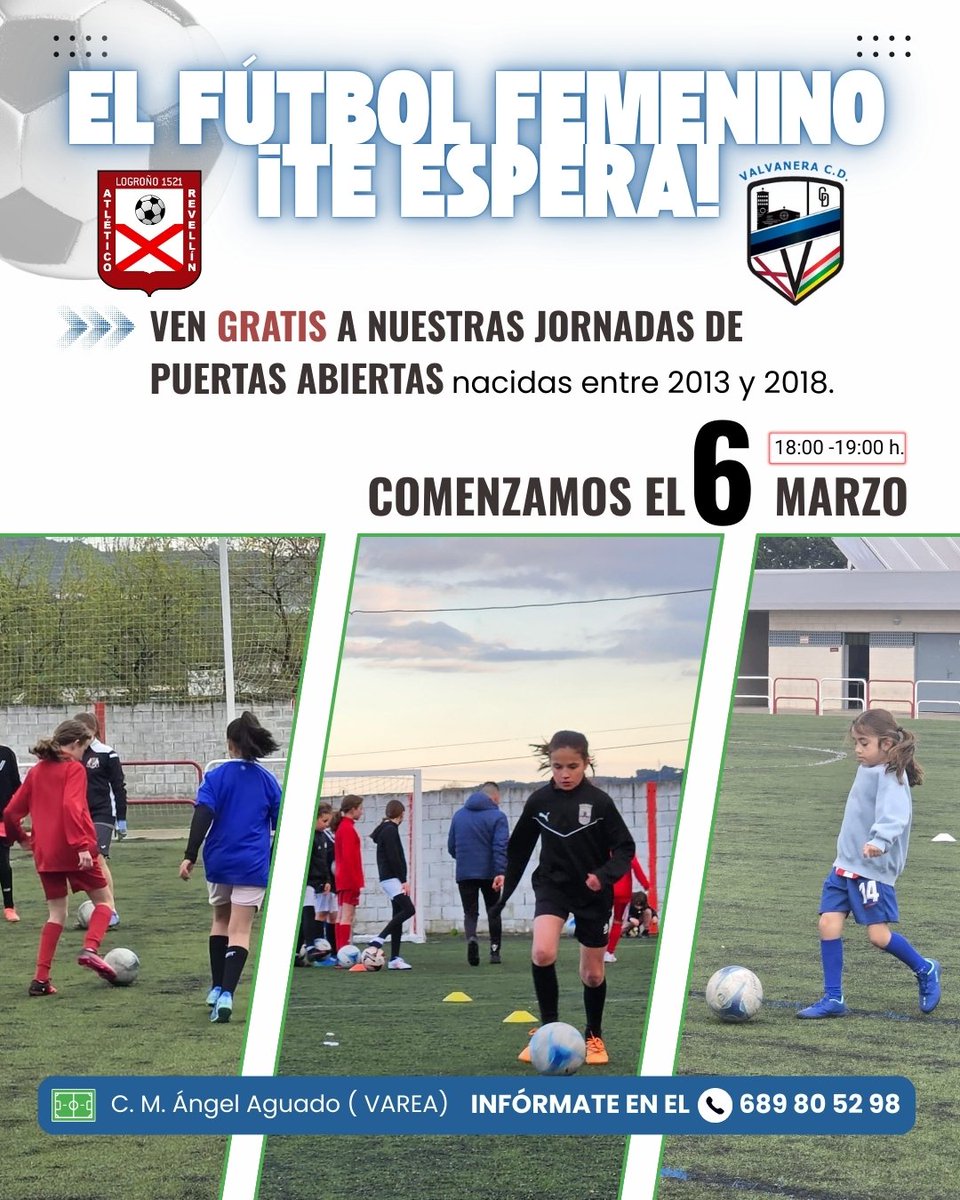 AtcoRevellin's tweet photo. Fútbol Femenino 
¡Te Espera!

@Valvatwitt
#VamosMilqui💪
#juguemos🎮
#futfem https://t.co/wwhwrcngYt