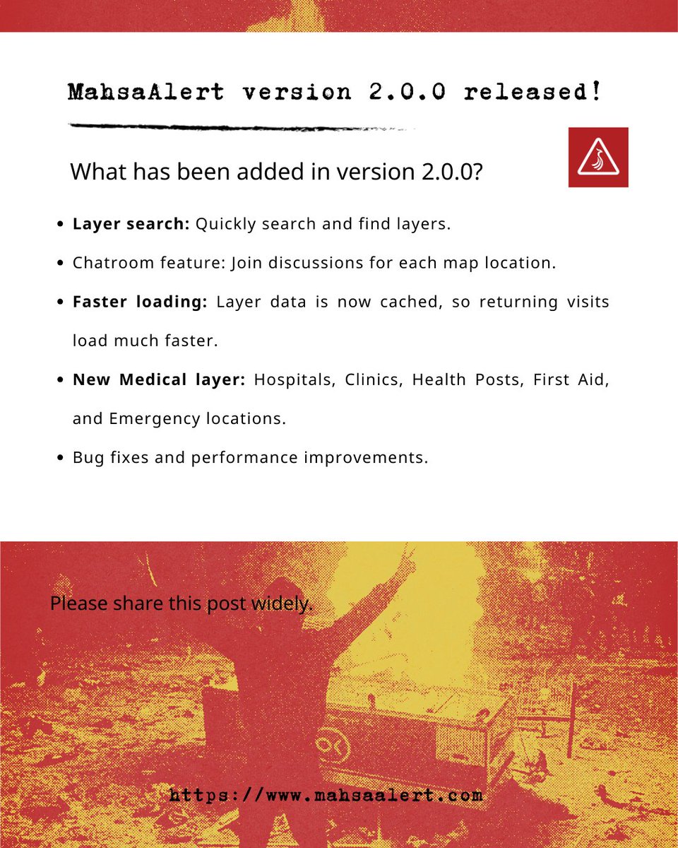 MahsaAlert tweet media