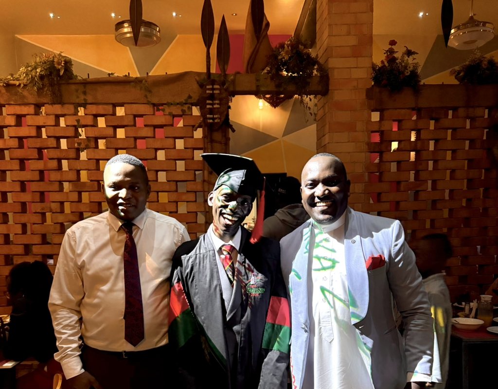 Godie_luyos's tweet photo. True definition of “Never Give Up” Today comrade Yunus Lubega graduates with A Bach. Degree in Architecture of @Makerere University after 10 years! 

Congratulations Hard Guy! https://t.co/Gs4utn6Oxg