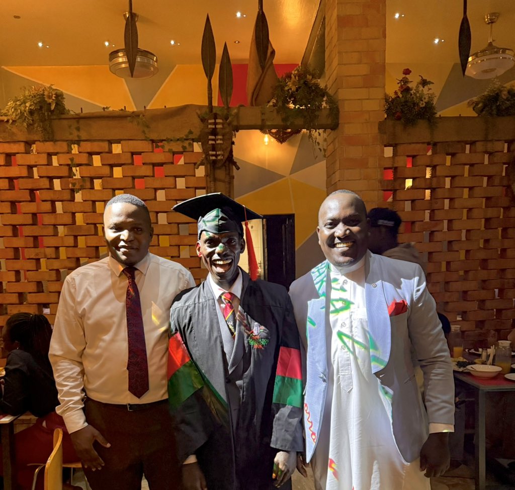 True definition of “Never Give Up” Today comrade Yunus Lubega graduates with A Bach. Degree in Architecture of <a href="/Makerere/">Makerere University</a> University after 10 years! 

Congratulations Hard Guy!