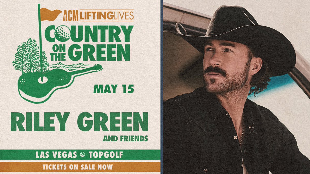 RileyGreenMusic's tweet photo. Honored I get to kick off @ACMawards weekend playing some country music. Get your tickets now before they're gone: https://t.co/UK4OC36NZ9 https://t.co/xQzqhPrG5c
