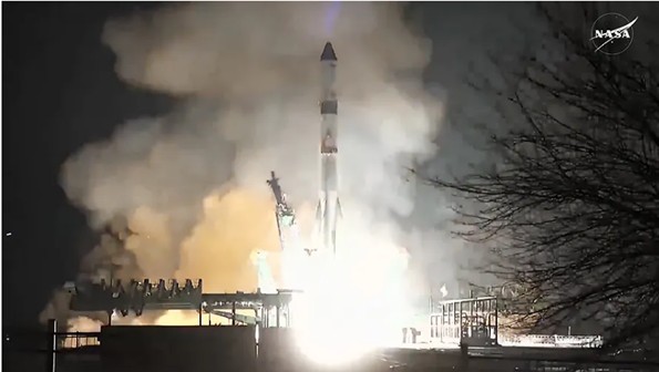aisoffice's tweet photo. The 183rd Progress resupply mission launched OTD 2025. Progress MS-30 (#460), the 91st mission to the ISS (91P), docked at the aft port of Zvezda 2 days later (1 March) delivering almost 6,000kg of supplies for EO-72. MS-30 remained docked at ISS until 9 September (191+ days). https://t.co/YN8KcGttKZ