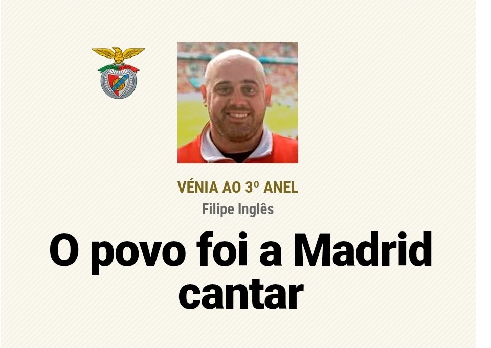 Novo artigo para o <a href="/zerozeropt/">ZEROZERO</a>. Num momento péssimo, pela acusação de racismo e pela forma como o clube reagiu, 5.000 adeptos foram a Madrid dizer à Europa que amam o Benfica.

zerozero.pt/opiniao/o-povo…
