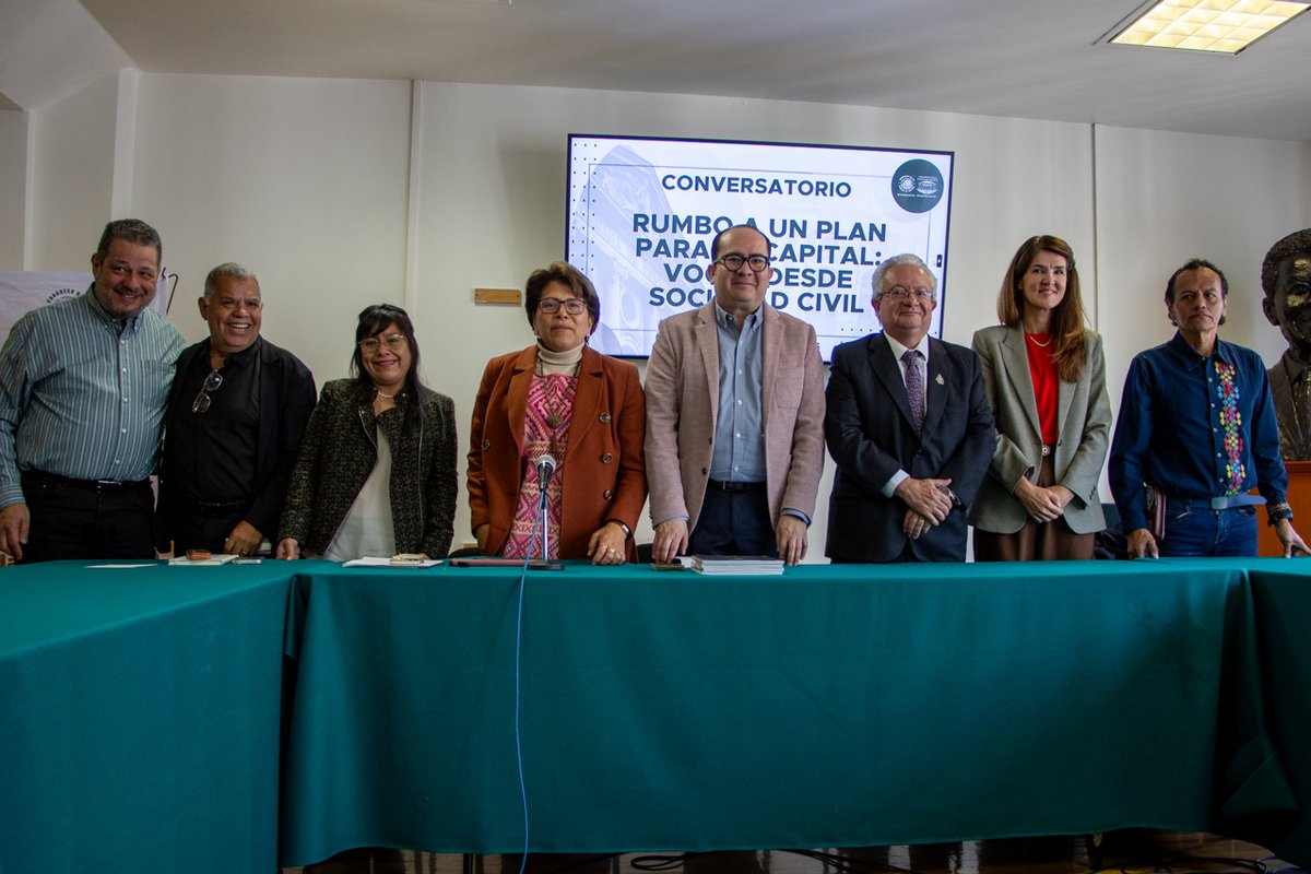 CorazonCapital's tweet image. La planeación de la #CDMX hacia 2045 requiere diálogo entre sociedad civil, academia, organismos internacionales y Congreso.

Hablamos sobre sostenibilidad, cuidados, prosperidad compartida y buen gobierno.

El #PGD sigue en consulta pública. La conversación continúa.