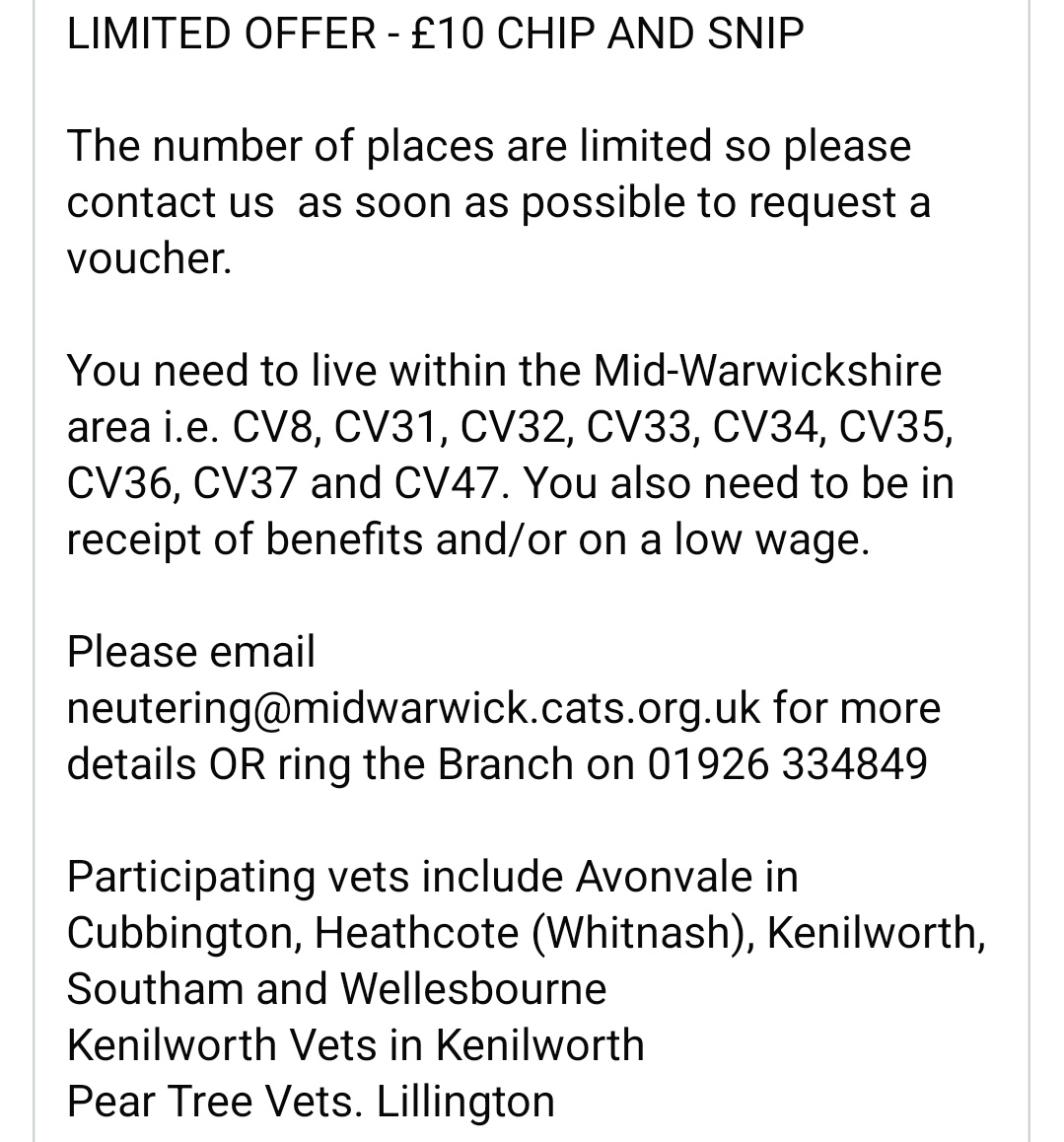 MidWarwickCats tweet media