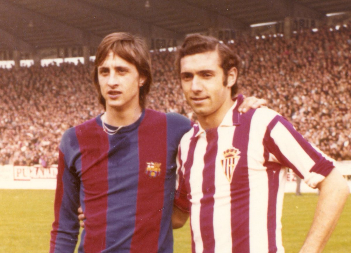 olympia_vintage's tweet photo. Cruyff &amp; Quini.
#FCBarcelona #RSG https://t.co/QO3cu4wvOg