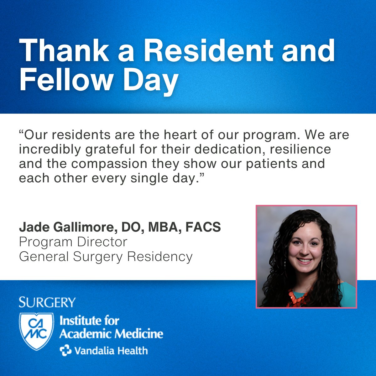 CAMC Surgery Residency and Fellowship Programs tweet media