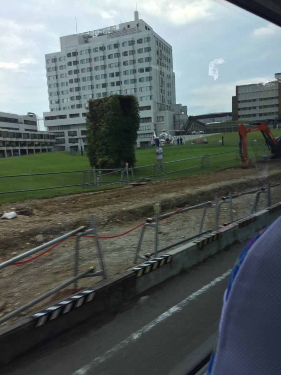 2017年、バス車内から