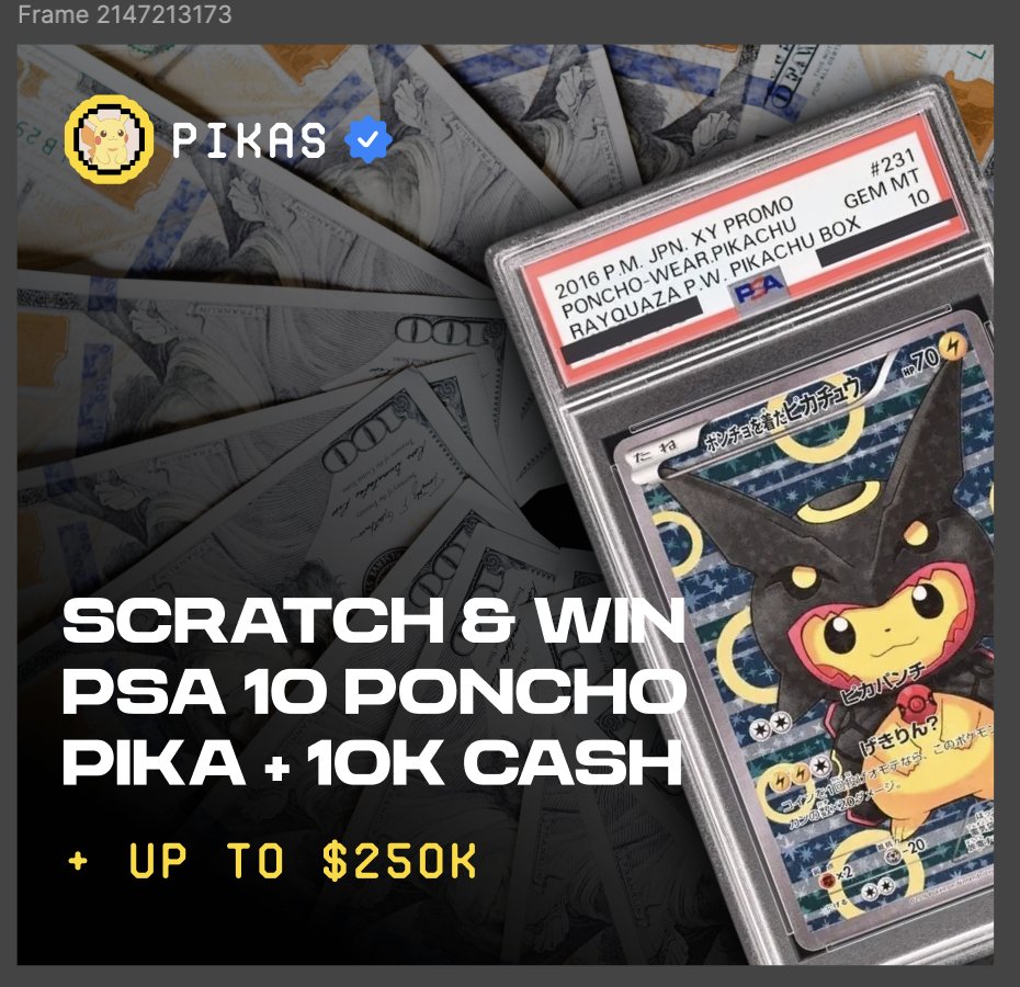 🎁 POKÉMON TURNS 30 TODAY! 

TO CELEBRATE, WE’RE GIVING 30 PEOPLE RANDOM <a href="/PikaGambles/">Pika</a> SCRATCHERS

ALL USERNAMES WILL BE CONSIDERED 👇