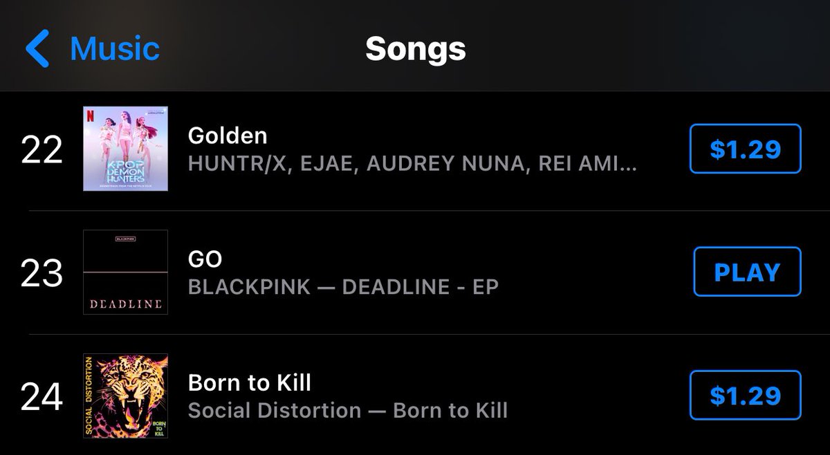 USBU4WAYS's tweet photo. US iTunes Chart 🇺🇸

#GO: #23 (+1) 

Purchase now USA #Blinks: 🚨
⇢ https://t.co/QxYrrg6BRx

Sign up to get funded by @USBUFunds: 
⇢ https://t.co/QpaiVAzFsW

DEADLINE OUT NOW
#DEADLINEWillMakeYouGO 
#BLACKPINKDEADLINE @BLACKPINK https://t.co/BkZ2Bl9x0x
