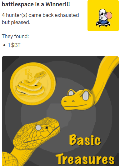 billbgo's tweet photo. Won a Basic Treasure in the Basic Discord Hunting with a @Voi_Net Basic Pixel Buddy 💯❗️  Visit the Basic Discord and try your luck at finding NFT's, Tokens and 🪙Basic Treasures🪙

🔗https://t.co/wS1Chf1jz0

#VoiGames @Belinda_algo @AlgoNFT_Quilt #Voiagers @Voi_Net https://t.co/2bPaHPagNR