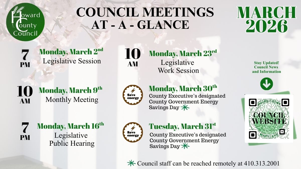 Howard County Council tweet media