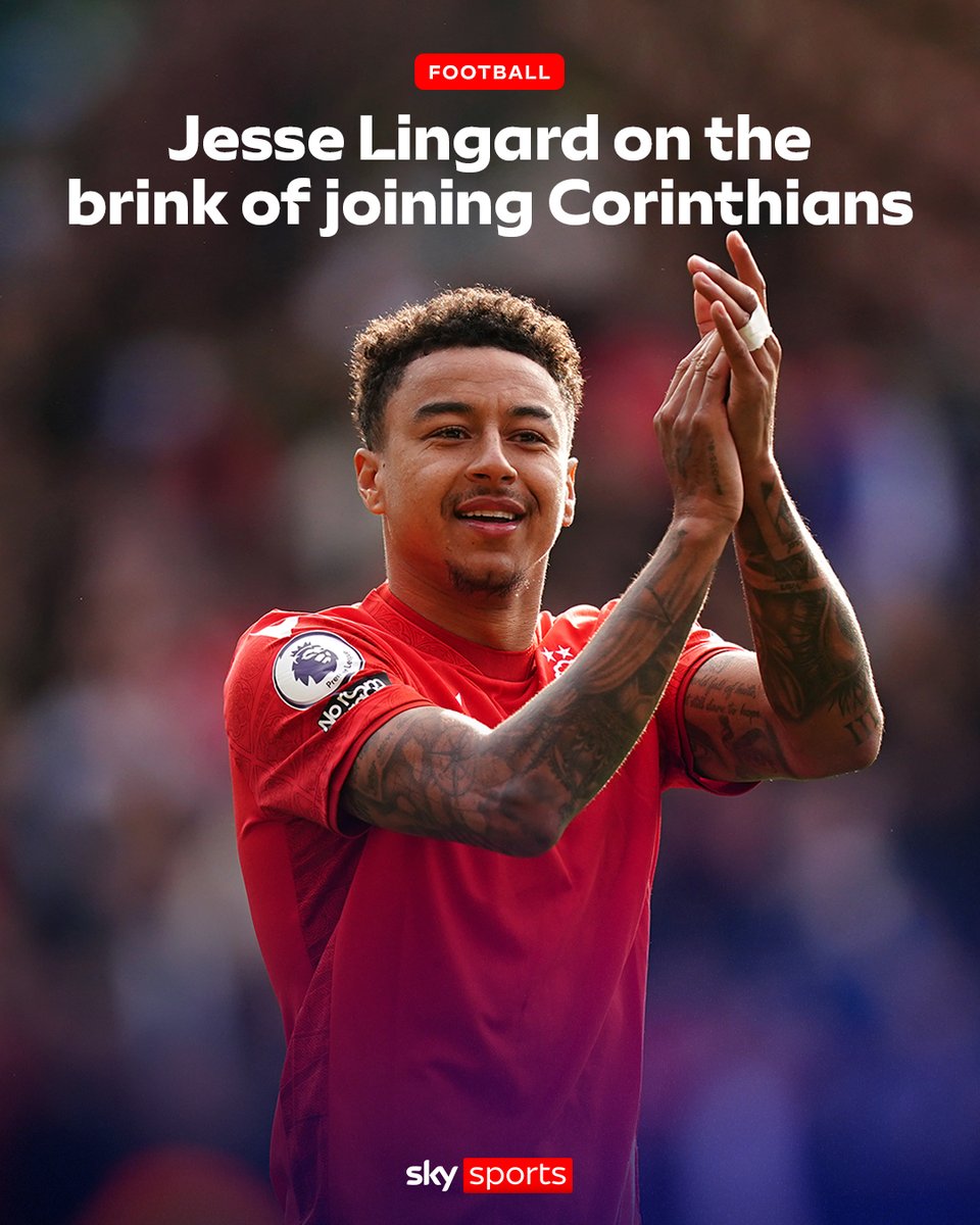 Jesse Lingard is on the brink of joining Brazilian giants Corinthians 🚨

The former Manchester United and England International had been in discussions with numerous clubs since leaving FC Seoul in January and Sky Sports News understands talks with Corinthians are now at an