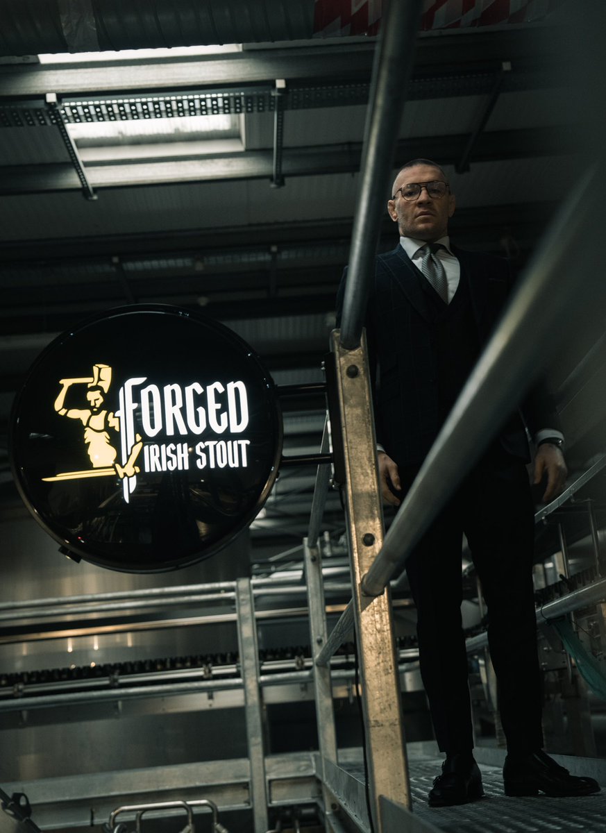 TheNotoriousMMA's tweet image. We are not here to take part, we are here to take over! 🖤💛 

The Worlds creamiest stout, @ForgedStout! ☘️ 

Now in 26 countries around the world! 🌍 

26 countries where people have jobs and opportunity directly from my creation! That is incredible to me! I am very thankful,