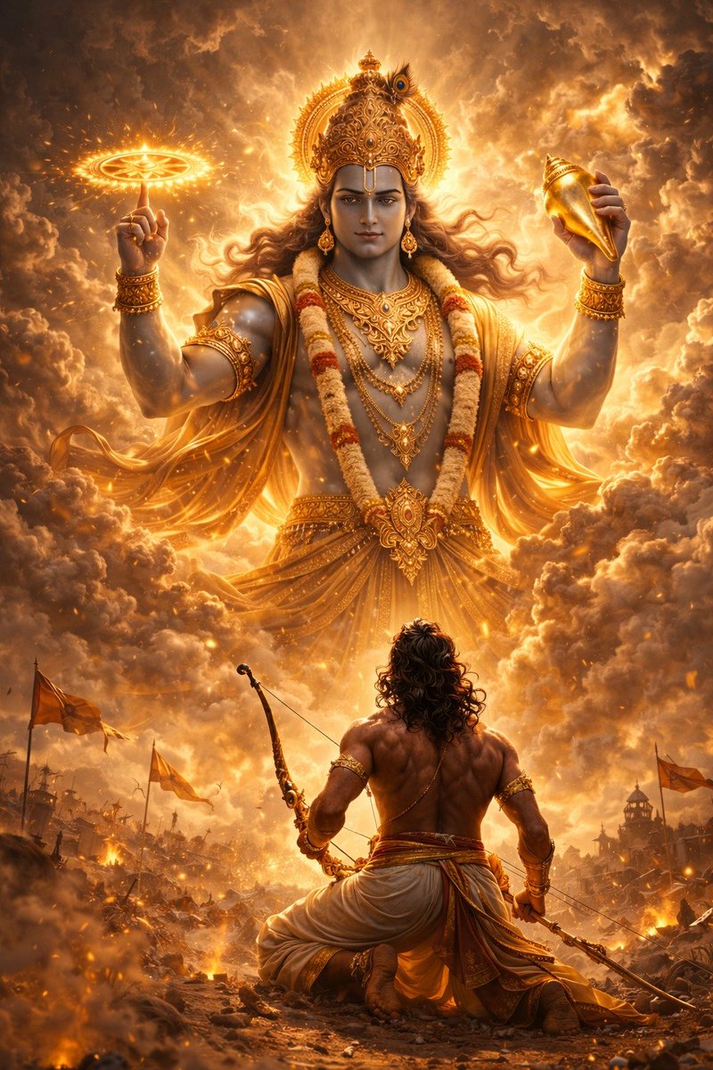 immortaldharma's tweet photo. Trust Krishna’s plans they are bigger than your prayers. https://t.co/UBg5XpFeA6