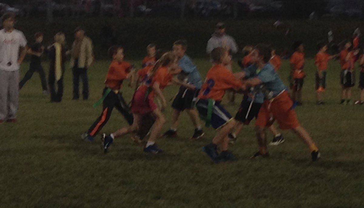 Sammyeliason's tweet photo. Just in case you wanted to question my football credentials! Throwback to 2014 when I was the only girl on the Bighorn Rams flag football team😂 I met @TimTebow at a charity event in Wyoming that year and told him I was going to be the first girl in the NFL. #football #dream https://t.co/R82vTGq7bj