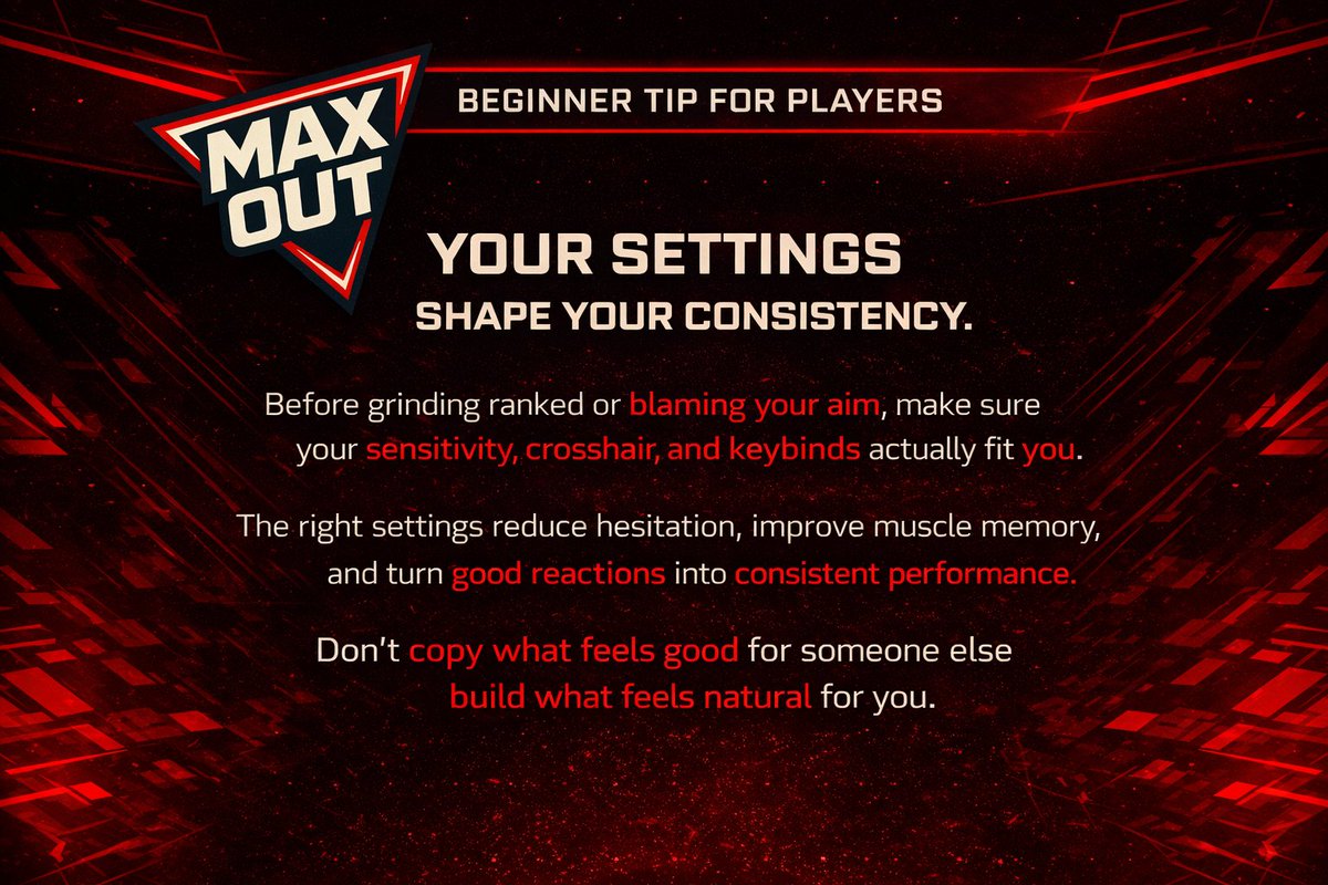 ctm_maxout's tweet image. Your settings don’t just change your aim; they define your consistency. 🎯
Let us know what you’re using and how it’s working for you 👇
#Players #Esports #GamingTips