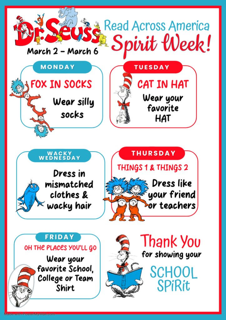 RHBruWIN's tweet photo. Next week, Ranch Heights will celebrate reading with a dress up week! 
We can't wait to read together and explore new books together. https://t.co/4zinnWmop1