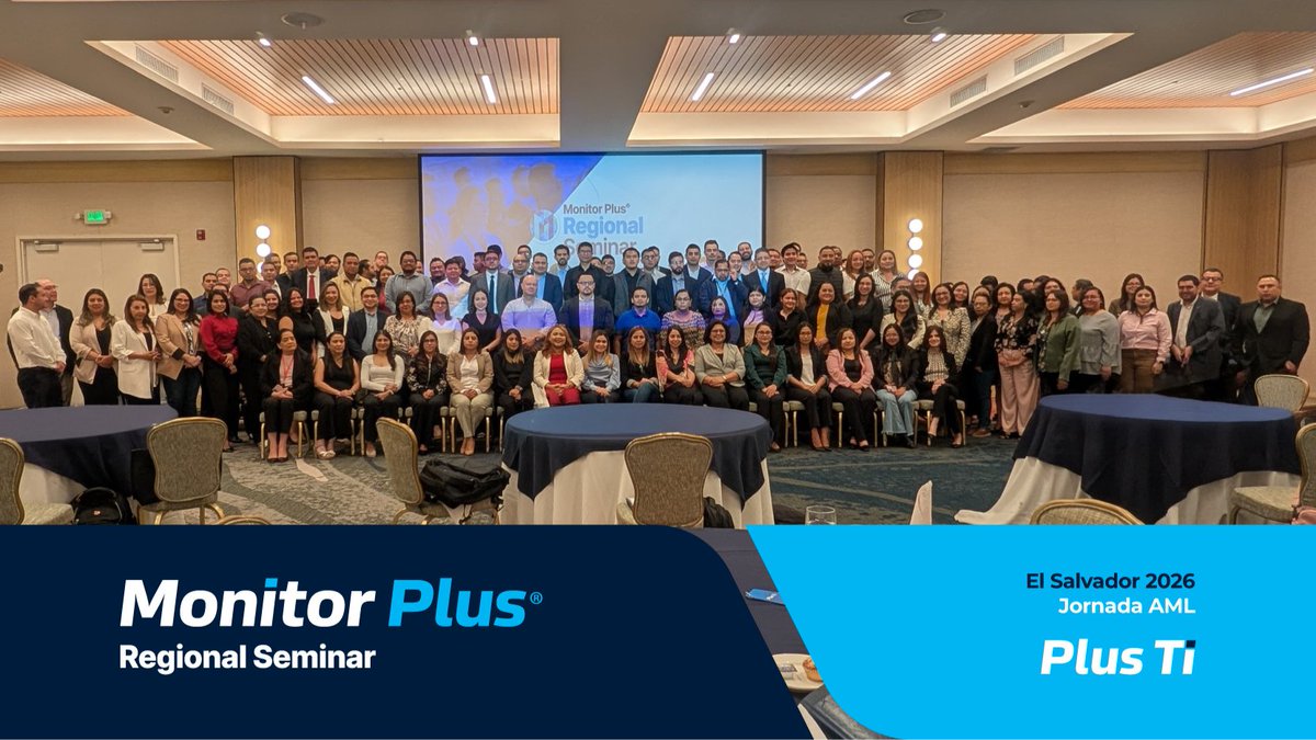 MonitorplusTi's tweet photo. El Salvador fue el punto de encuentro del Monitor Plus Regional Seminar, donde reunimos a profesionales del sector para intercambiar ideas, analizar tendencias y conectar desde la experiencia real.

#MonitorPlus #AML #PrevenciónDeFraude #Cumplimiento https://t.co/LrbbkcLBXf