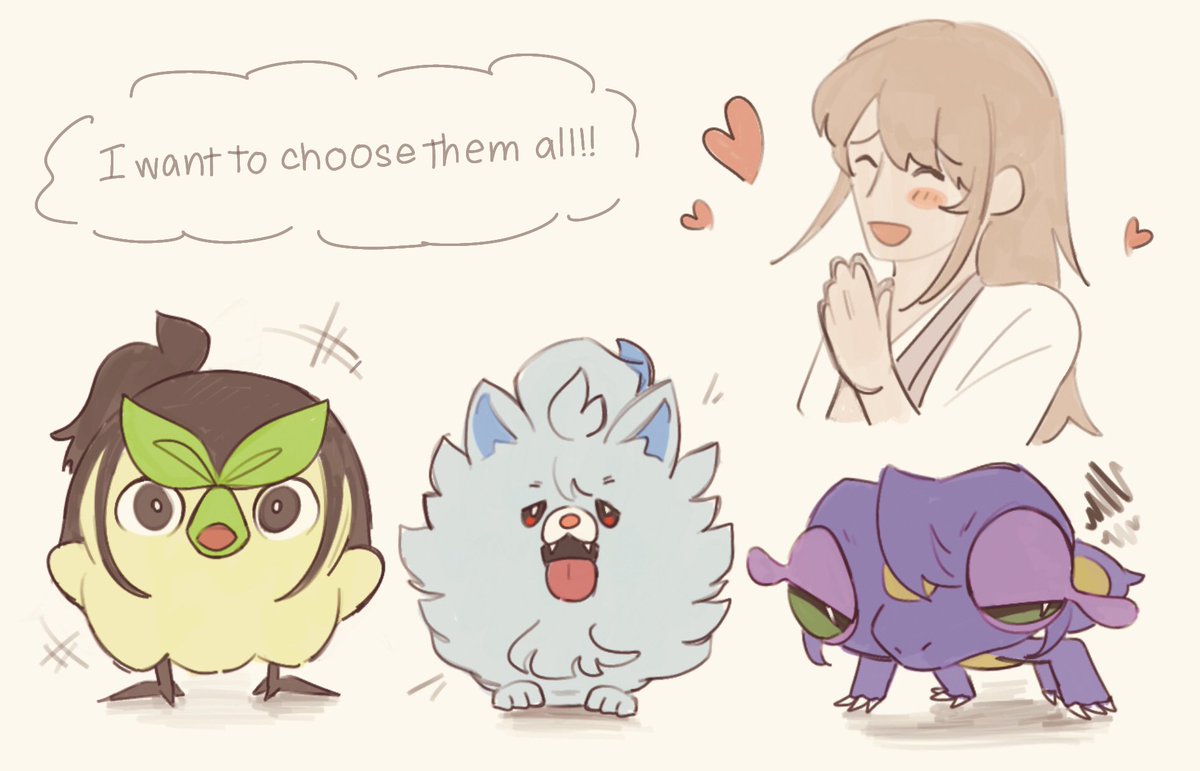 transtokie's tweet photo. never ask shoyo who his favorite is he will look at you dead in the eyes and say they're equally cute https://t.co/a0aNZD7SCo