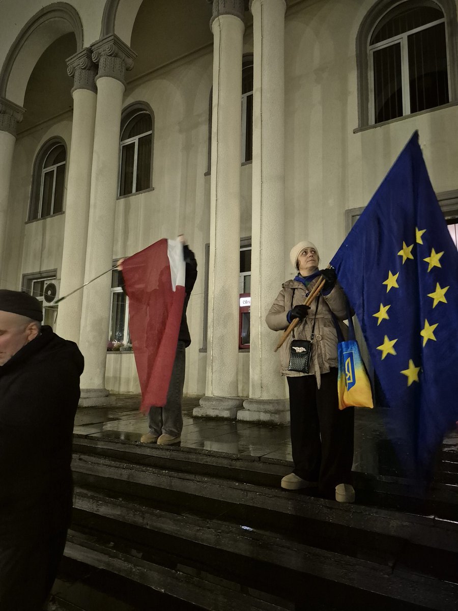 Dare to Protest Everywhere!
Chkhorotsku🇬🇪🇪🇺
Day 457
#GeorgiaProtests
#freedom 
#SlavaUkraini 🇺🇦