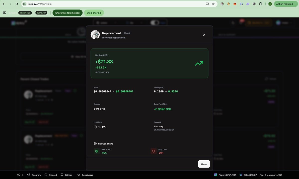 kolplayai's tweet photo. If you are looking for us, we will be printing on KOLPLAY

Join our stream on #pumpfun in the next 30 mins to catch the next #Alpha on #SolanaAirdrop 

Don’t miss the next ride to the moon 🌕 

https://t.co/1bZBc6RFYj https://t.co/IQbydqVmYY