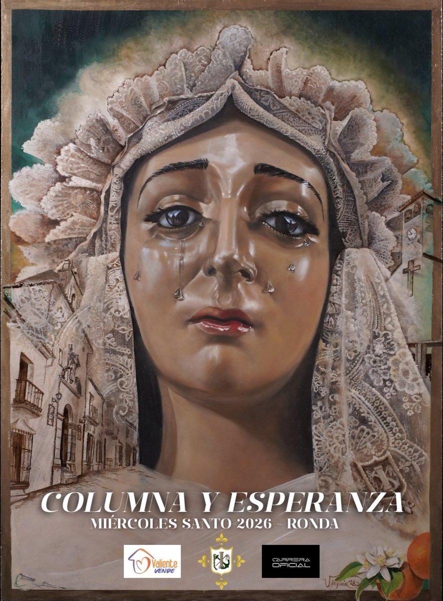 H_ColumnaRonda's tweet photo. Cartel Miércoles Santo “Columna y Esperanza” 2026

Autora: Dª Virginia Jiménez Pérez https://t.co/7QOYuvdiWR