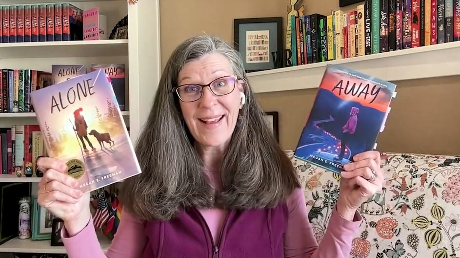 SimonKIDS's tweet photo. In today's #ReadAndLearn, author @meganefreeman reads aloud from Away! Now available in paperback!

Watch now: https://t.co/dhOYGq0vKS https://t.co/o13UKQMEJr