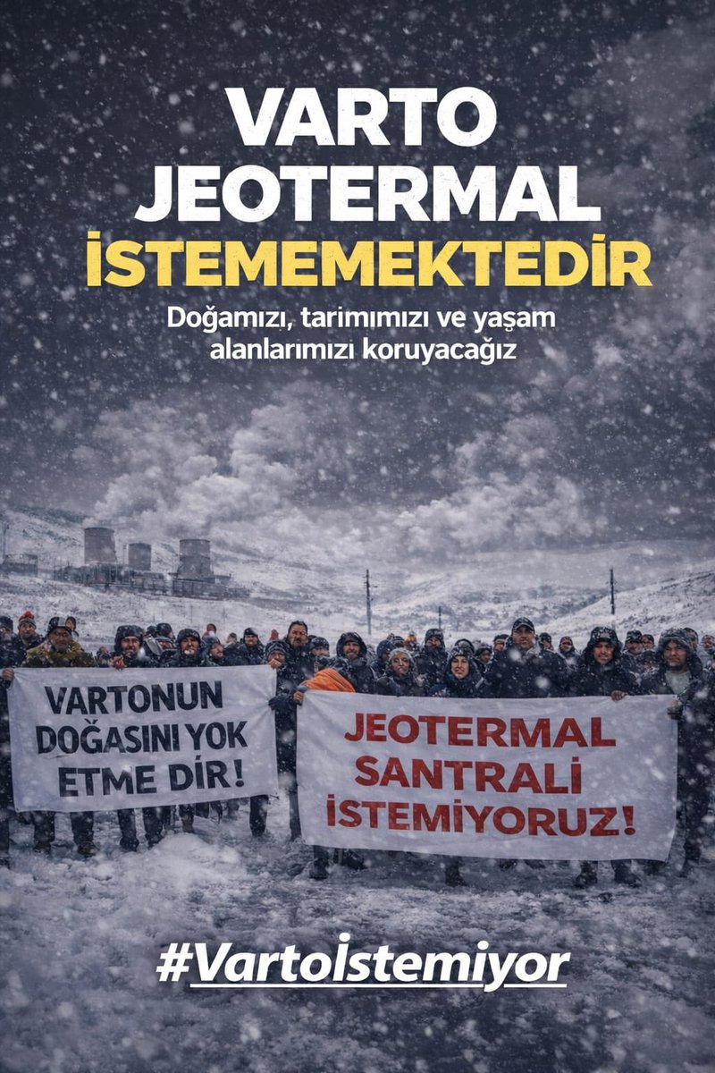MamedogluMedine's tweet photo. Gımgım’da doğayı talan edecek, mera alanlarını yok edecek ve sulak alanları kurutacak JES’i halk istemiyor. Köylüler sonuna kadar direnişte kararlı. 

#Vartoİstemiyor https://t.co/0iVZijk3Lr