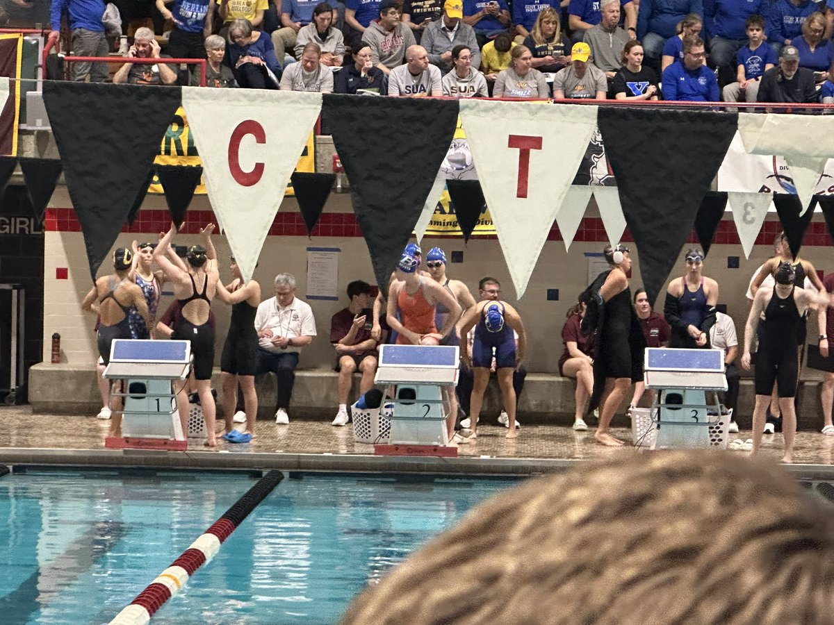 BHSGoBigBlue's tweet photo. A lot of fun to be on the pool deck with these athletes today at the state meet. Culmination of a great season. Really proud of this group! https://t.co/kGXf45EIHd
