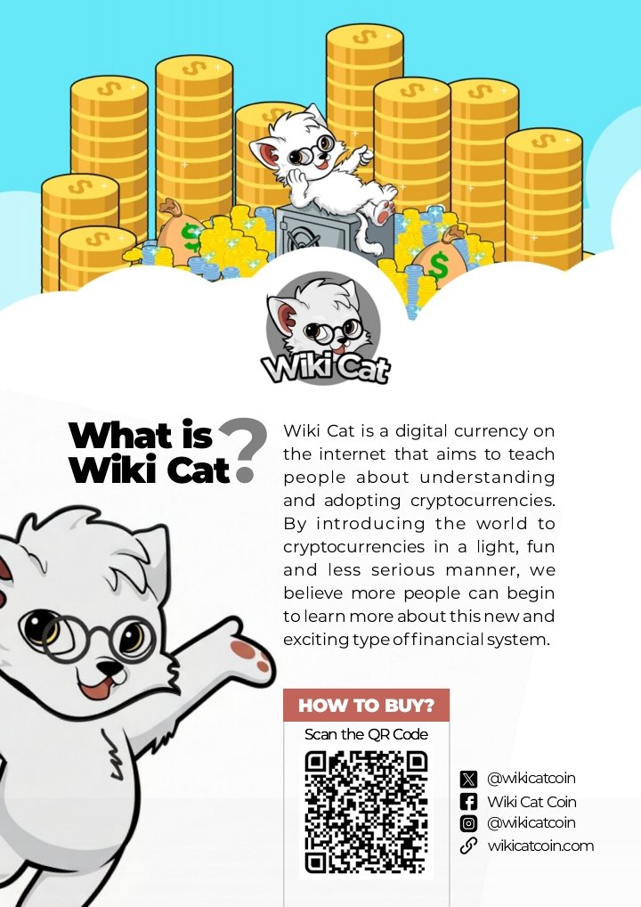 FlavourIce66790's tweet photo. I have seen it all. $Wikicatcoin will be the first on BNB chain to hit 1 billion market cap. 👈

@wikicatcoin is not a meme coin, wkc is a digital currency with a top notch burning mechanism. 

Fade it not. Next month march we feast.😎

Share ✅ 
Follow me ✅ https://t.co/VVnqlbMnK3