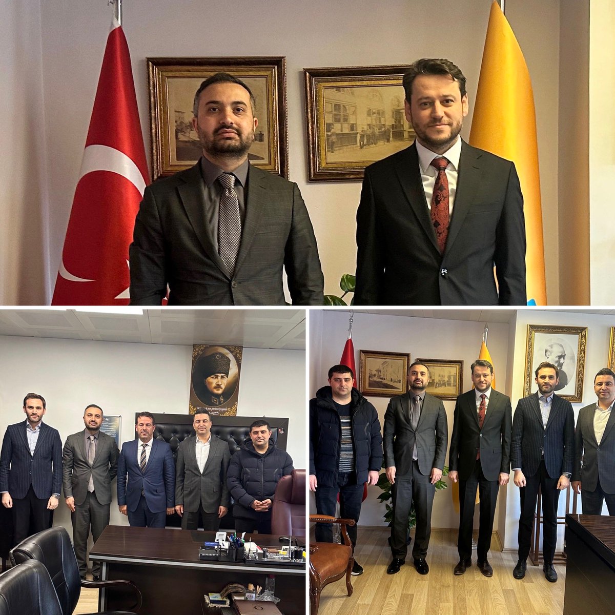 Bekir_ENGUL63's tweet photo. 📍PTT

Ankara Bölge Müdürlüğü görevine atanan 🔹Ali Yaz ve
Bölge Müdür Yardımcısı
🔹İlhan Dikkaya’yı ziyaret ettik.

Kendilerine misafirperverlikleri 
ve hoş sohbetleri dolayısıyla 
teşekkür ediyor;
yeni görevlerinde muvaffakiyet temenni ediyoruz.
| @aliyaz_tr @ilhandikkaya | https://t.co/CrsYJj4cwg