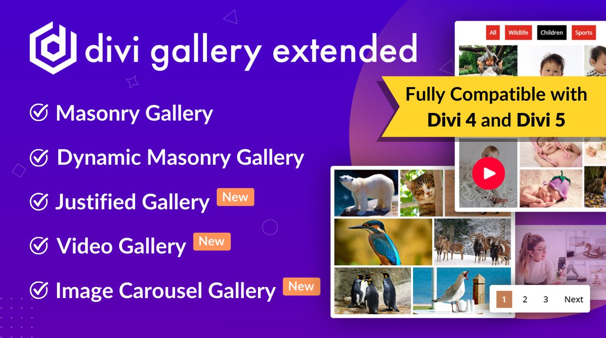 Divi Extended tweet media