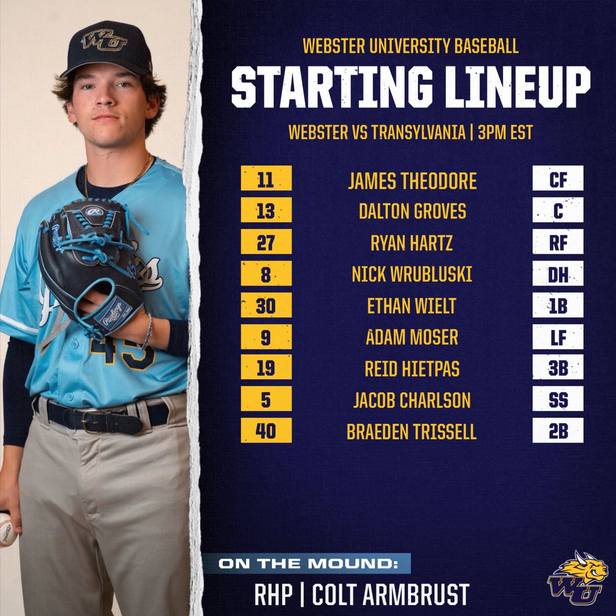 Webster Baseball tweet media