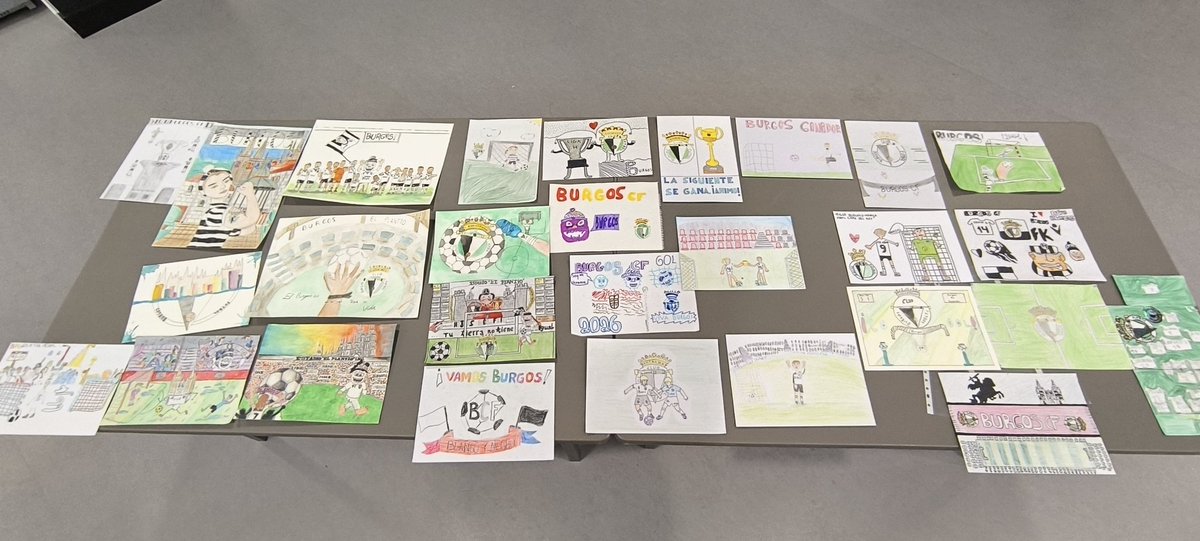 Muchísima gracias a todos los participantes en el II Concurso de Dibujo del <a href="/Burgos_CF/">Burgos Club de Fútbol</a>

Nos ha costado mucho elegir los mejores entre tanto grandísimo trabajo. 

Hemos contactado con los ganadores y próximamente haremos entrega de los premios.

Estos son algunos de  los dibujos⬇️