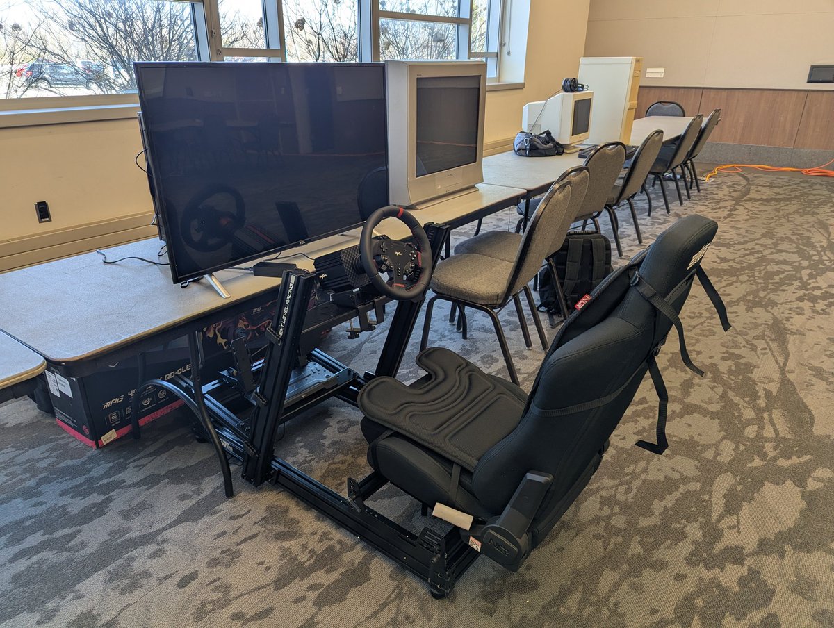fsuceg's tweet photo. New sim rig, who's this?
@nextlvlracing GTElite, ERS3 and HF8 Pro and @PXNgame VD6
#NextLevelRacing #PXN #SimRacing #PCGaming #Motorsports #LANParty #CEGCON https://t.co/qyn24wq6bK