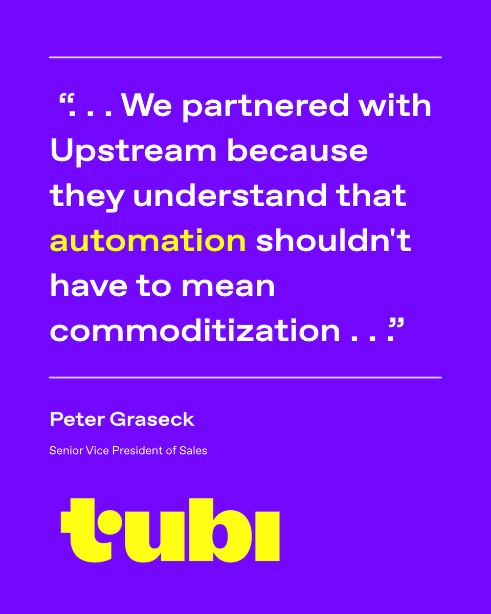 Upstream TV tweet media