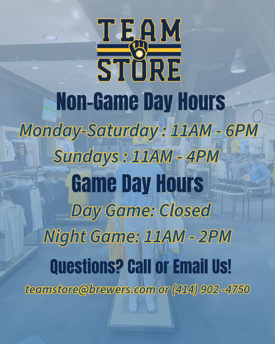 Brewers Team Store tweet media