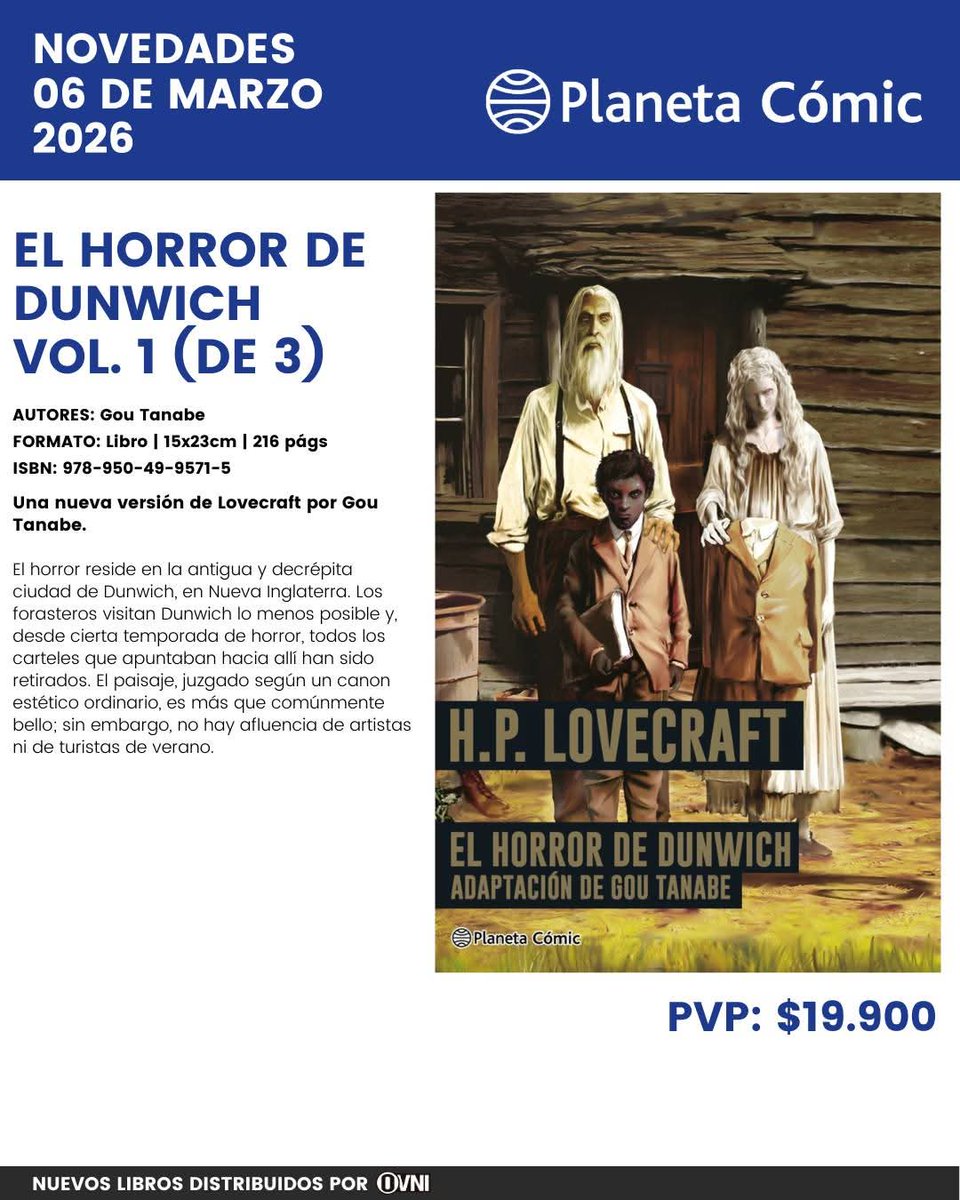 ovnimanga's tweet photo. [ADELANTO] El viernes 6 de marzo llegarán a las tiendas:

ATOM: THE BEGINNING VOL. 11

EL HORROR DE DUNWICH VOL. 1 (DE 3) y TOKYO GIRLS VOL. 7 (DE 9) de #planetacomicar 
 
¡Encargalos ya en tu tienda amiga!📚✨

#ATOM #Lovecraft #TokyoGirls #OvniManga #manga https://t.co/ZB6cjHN36q
