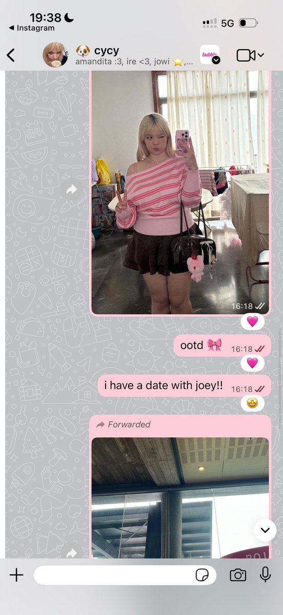 lol me and my friends made a whatsapp community to use like we’re idols on bbl and it’s the funniest thing ever 😭😭 i reccomend it