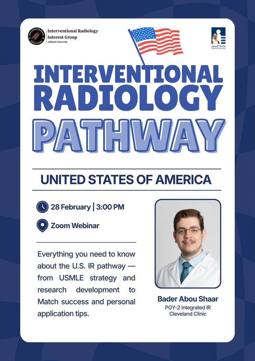 Interventional Radiology Interest Group at AU tweet media