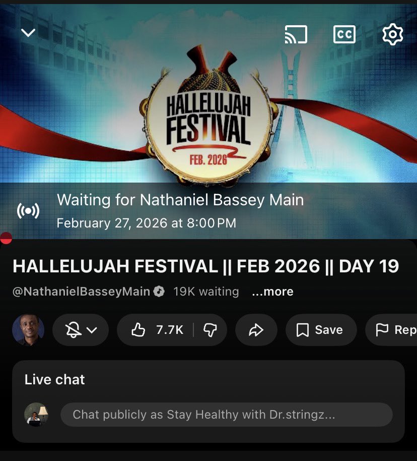 DrStringz's tweet photo. People wey dey TBS don dey enjoy the worship, us wey dey stream never see anything.

Pastor Nat. don dey do partial ooohhh😒

#HallelujahChallengeFEB2026 #HallelujahFestival #HallelujahChallenge2026 https://t.co/SfYFOps8tz