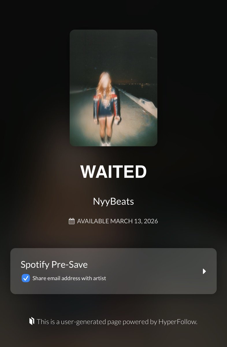 Ahhhhh it's happening officially 🥹

Pre save available on Spotify 🧍‍♂️ rn (waiting for other platforms to approve in next days 🤗) 

Link ⬇️